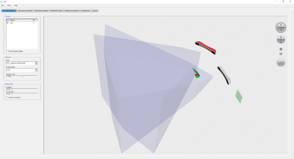 PST Client in trackig mode