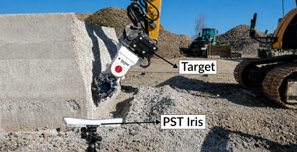 Optical tracking for mining